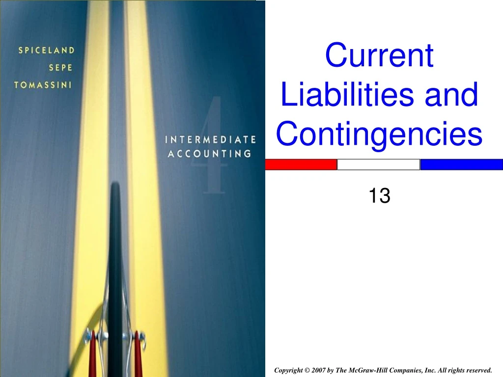 current liabilities and contingencies