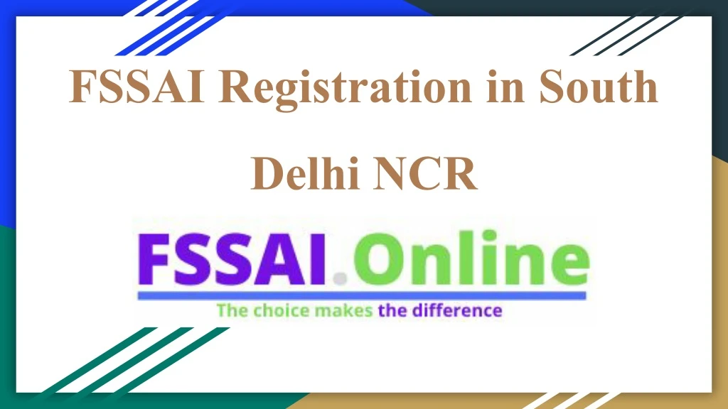 fssai registration in south
