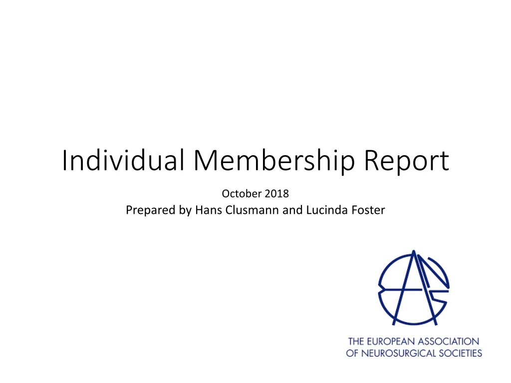 individual membership report