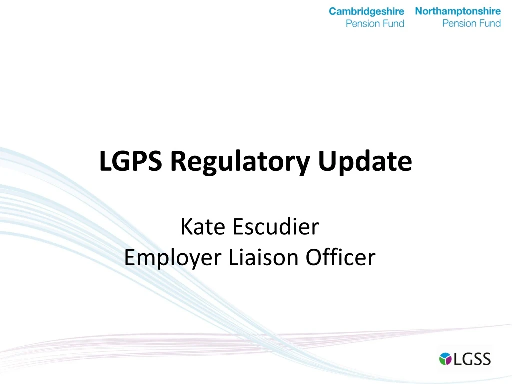 lgps regulatory update