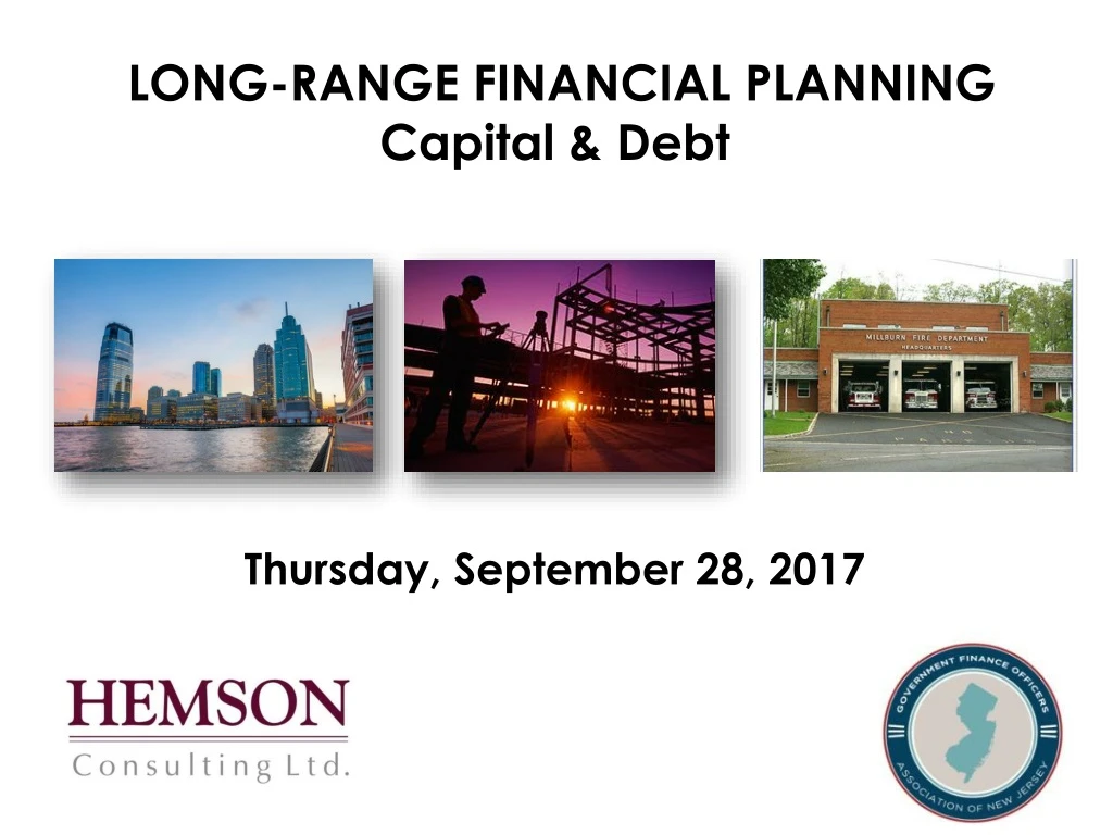 long range financial planning capital debt