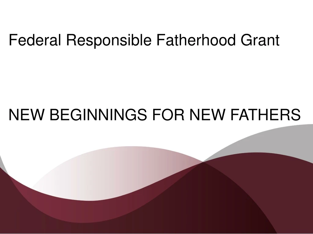 federal responsible fatherhood grant