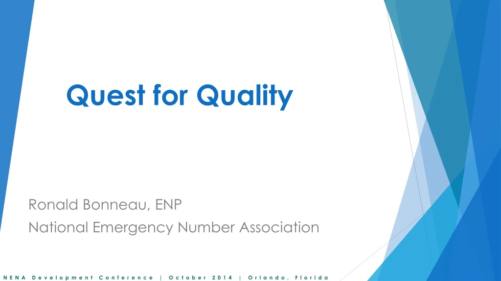 quest for quality