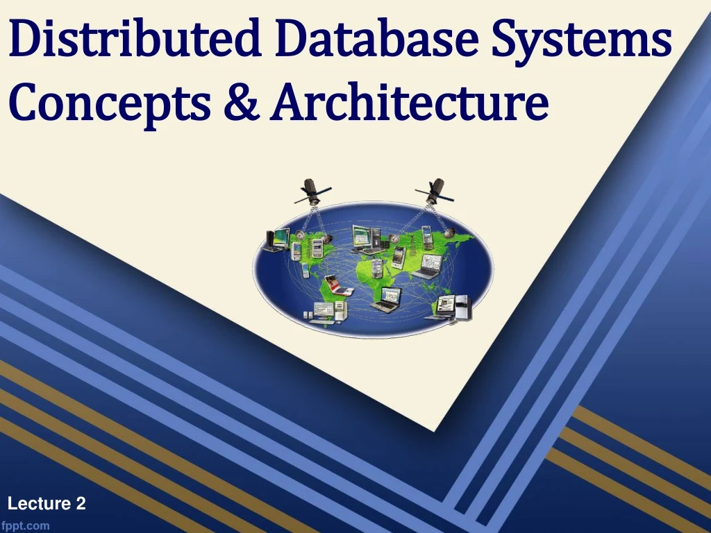 distributed database systems concepts architecture