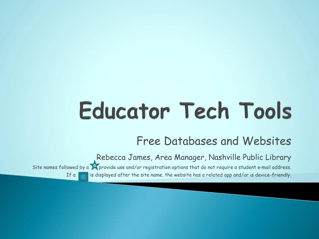 educator tech tools