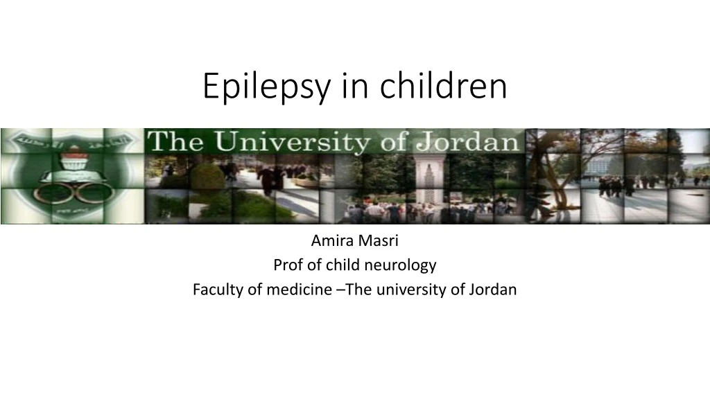 epilepsy in children
