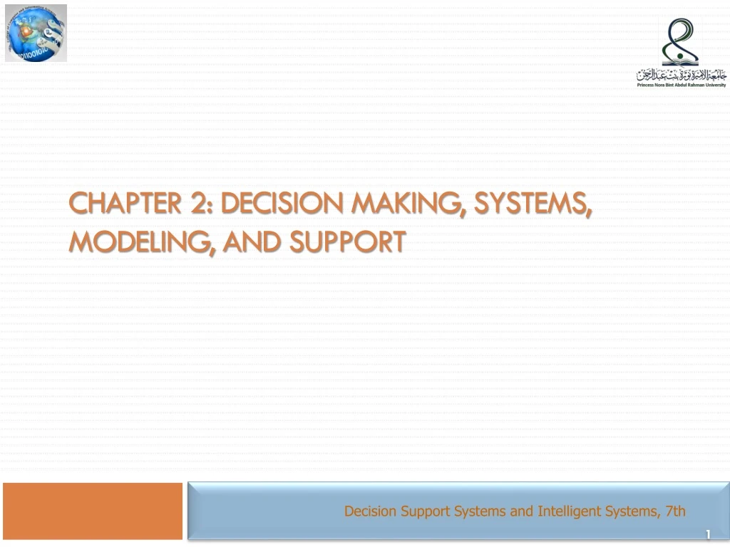 chapter 2 decision making systems modeling
