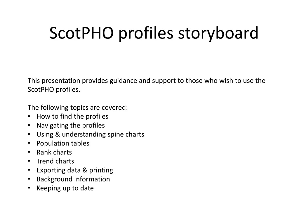 scotpho profiles storyboard
