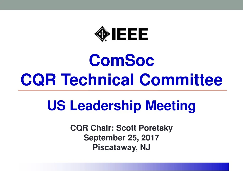 comsoc cqr technical committee us leadership