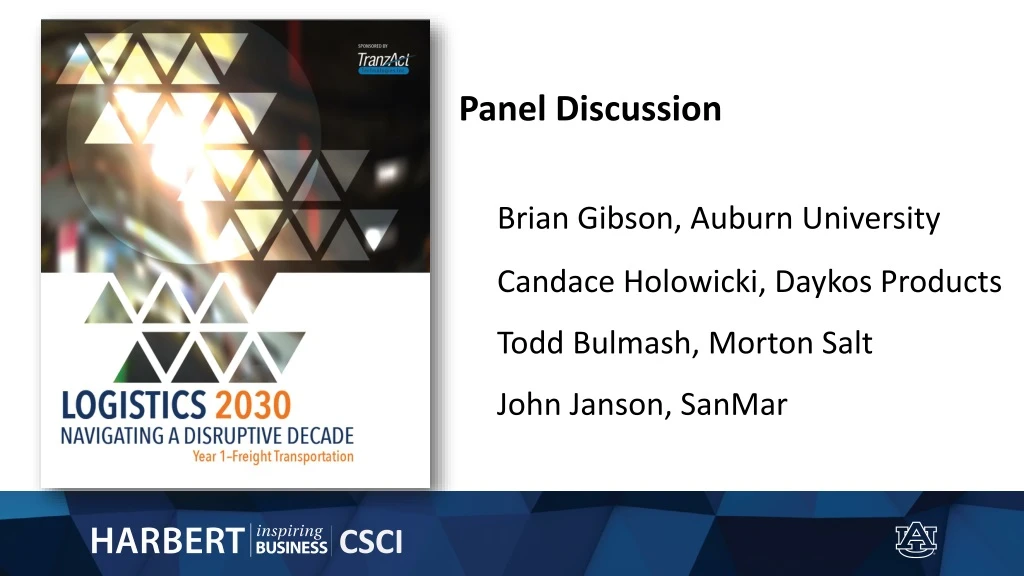 panel discussion brian gibson auburn university