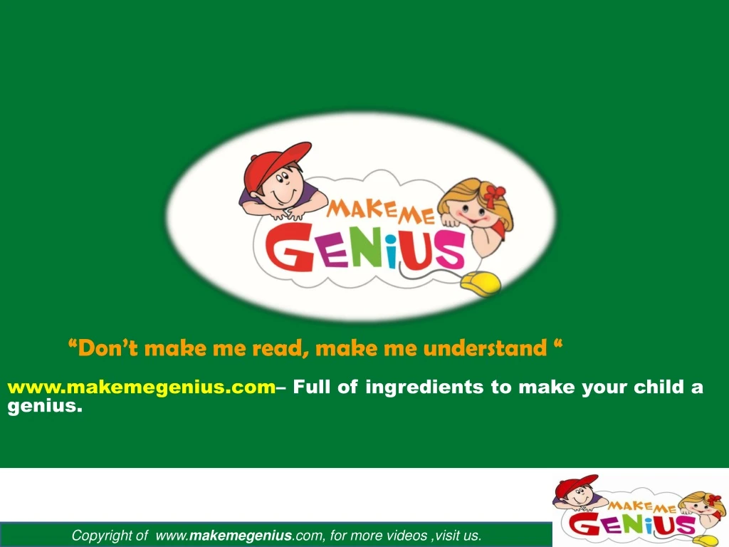 www makemegenius com full of ingredients to make