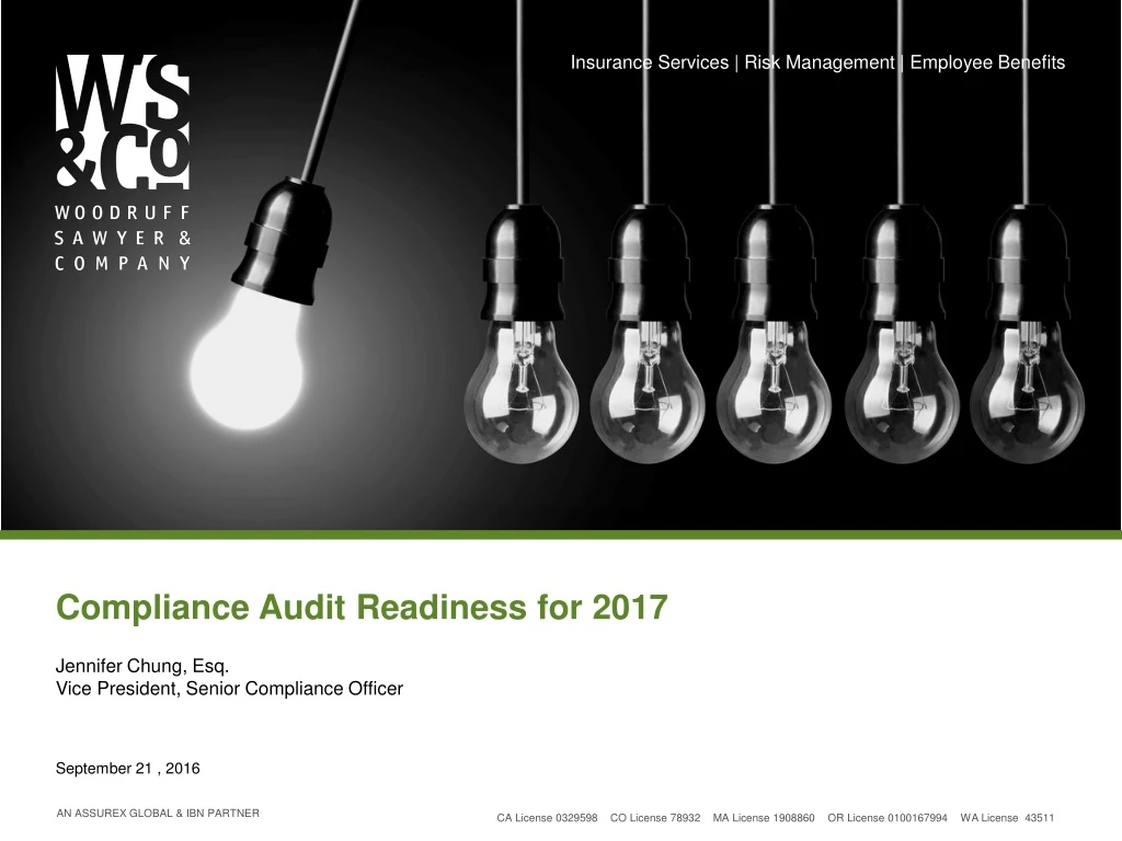 compliance audit readiness for 2017