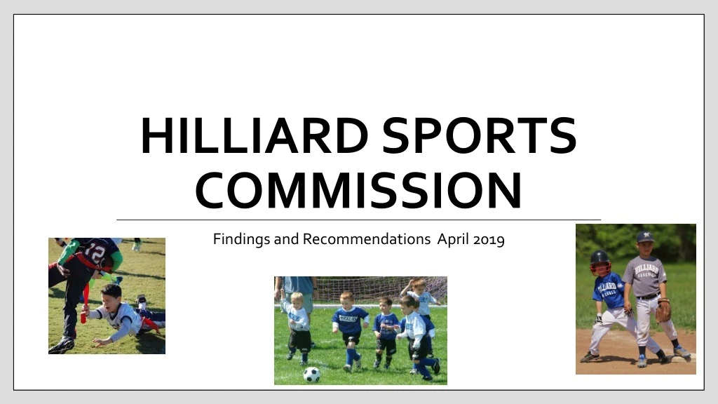 hilliard sports commission