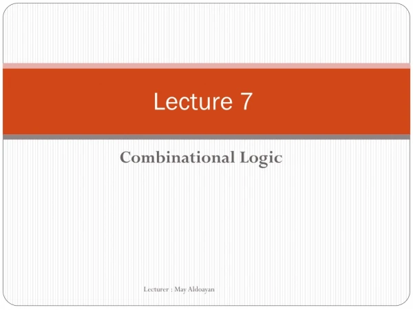 Lecture 7