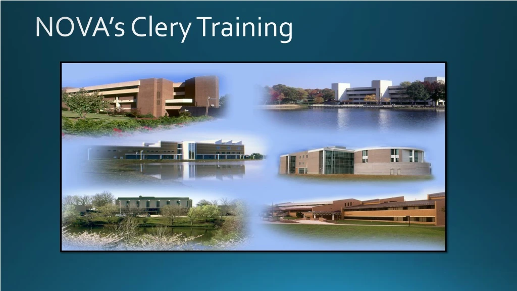 nova s clery training