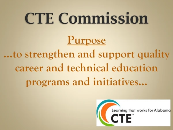 CTE Commission