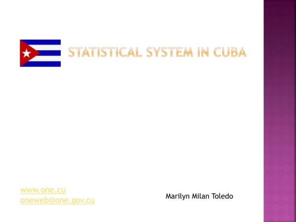 Statistical System in Cuba