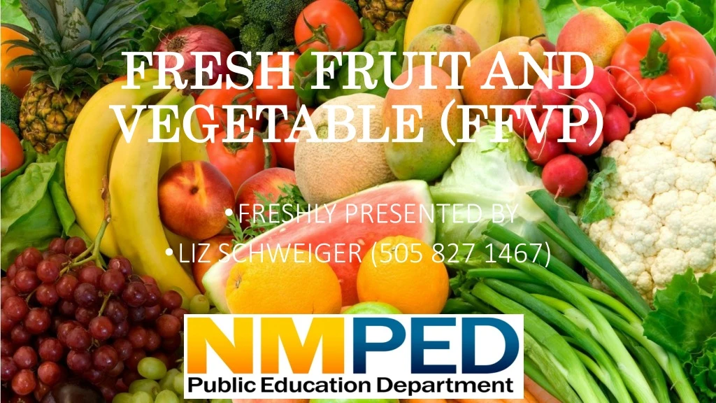 fresh fruit and vegetable ffvp