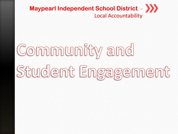 Community and Student Engagement
