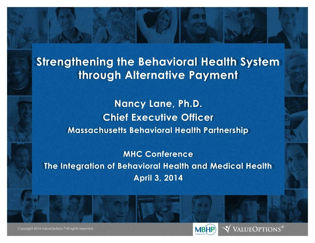 strengthening the behavioral health system