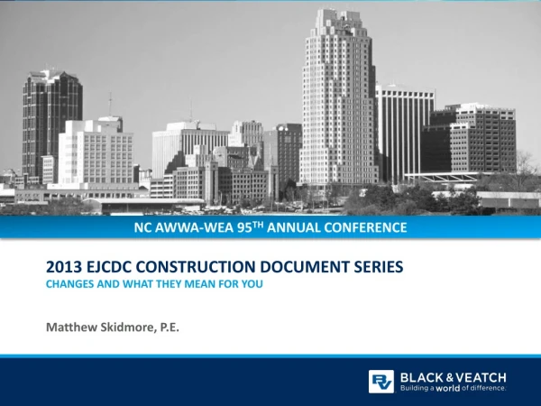 2013 EJCDC Construction Document Series