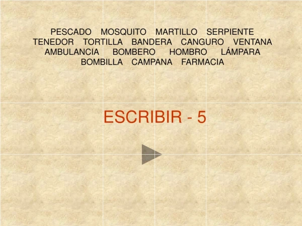 ESCRIBIR - 5
