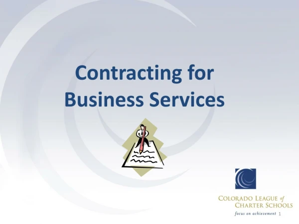 Contracting for Business Services