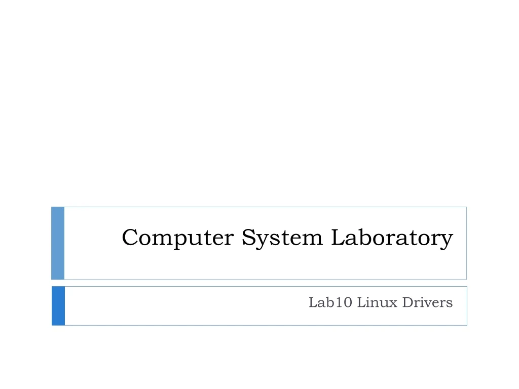 computer system laboratory