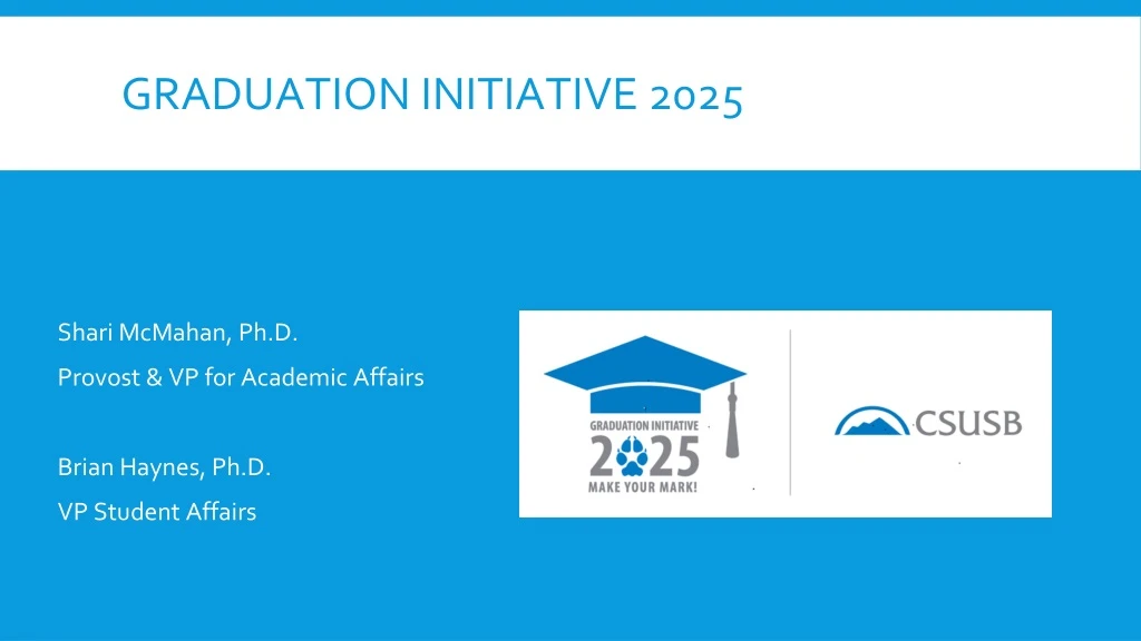 graduation initiative 2025