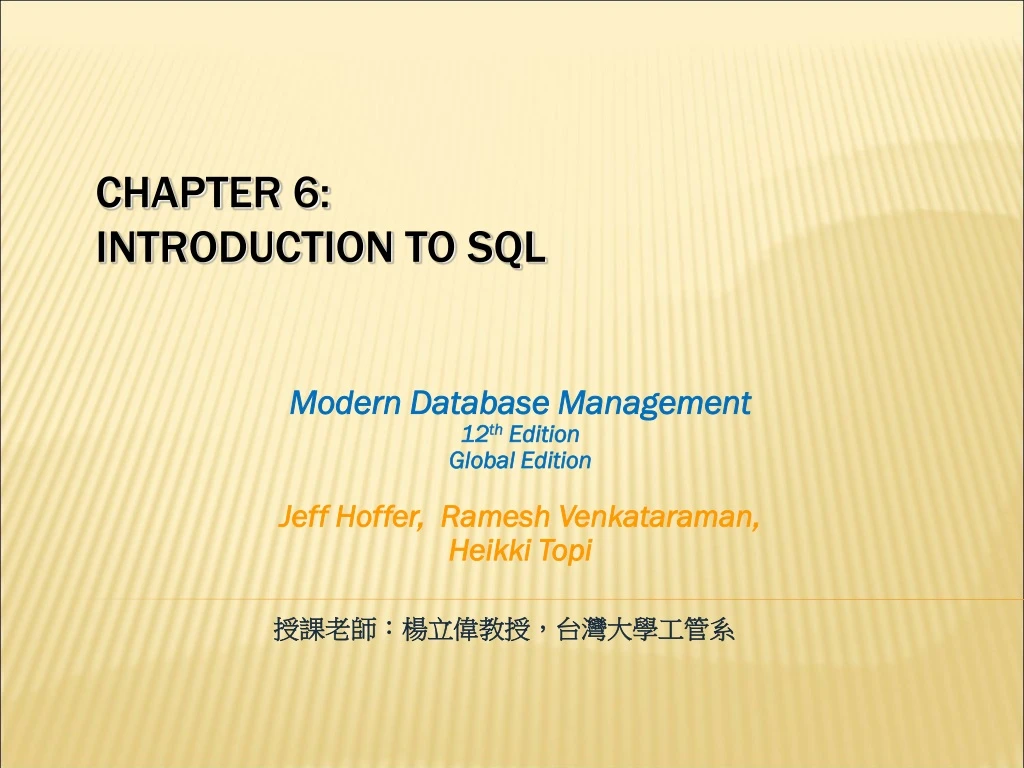 chapter 6 introduction to sql