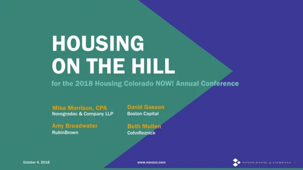 HOUSING ON THE HILL