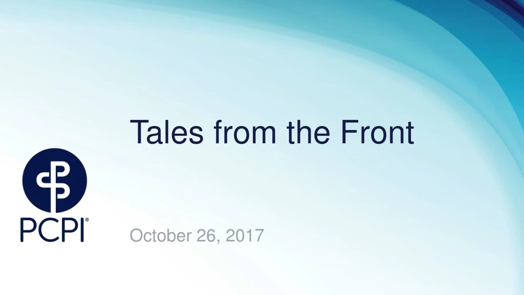tales from the front
