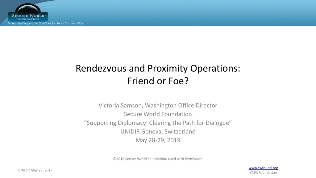 rendezvous and proximity operations friend or foe
