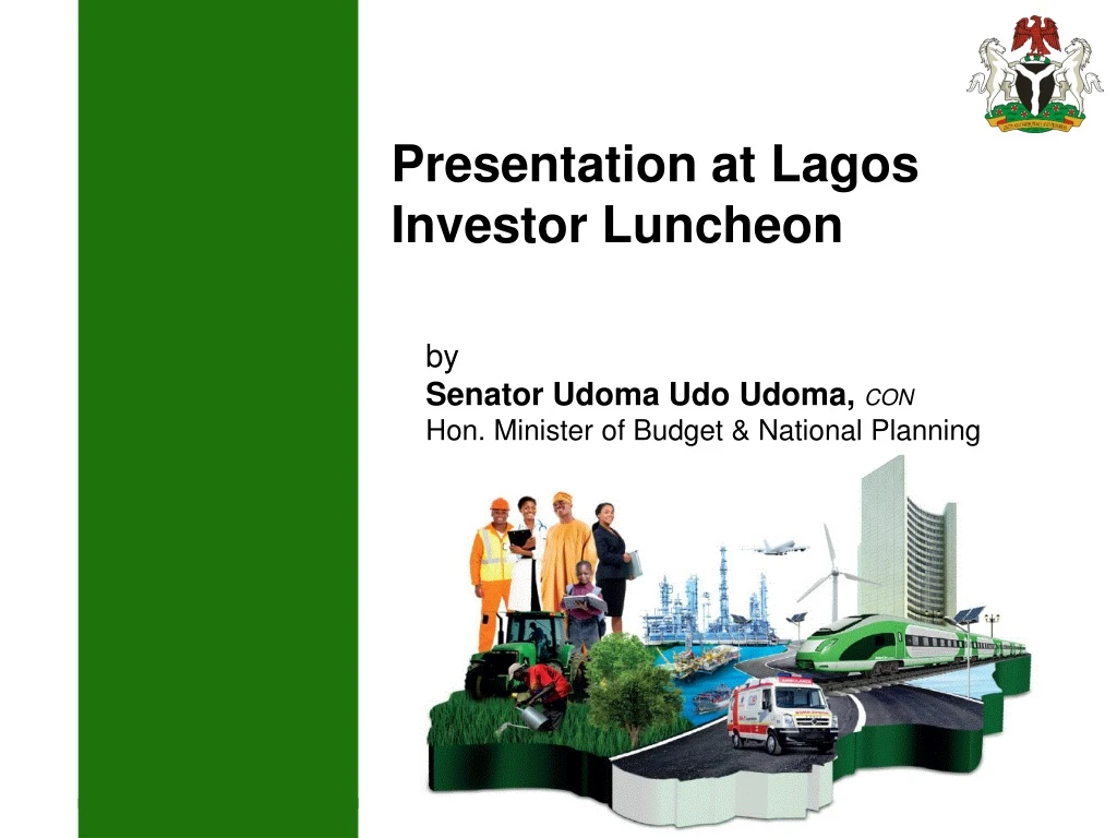 presentation at lagos investor luncheon