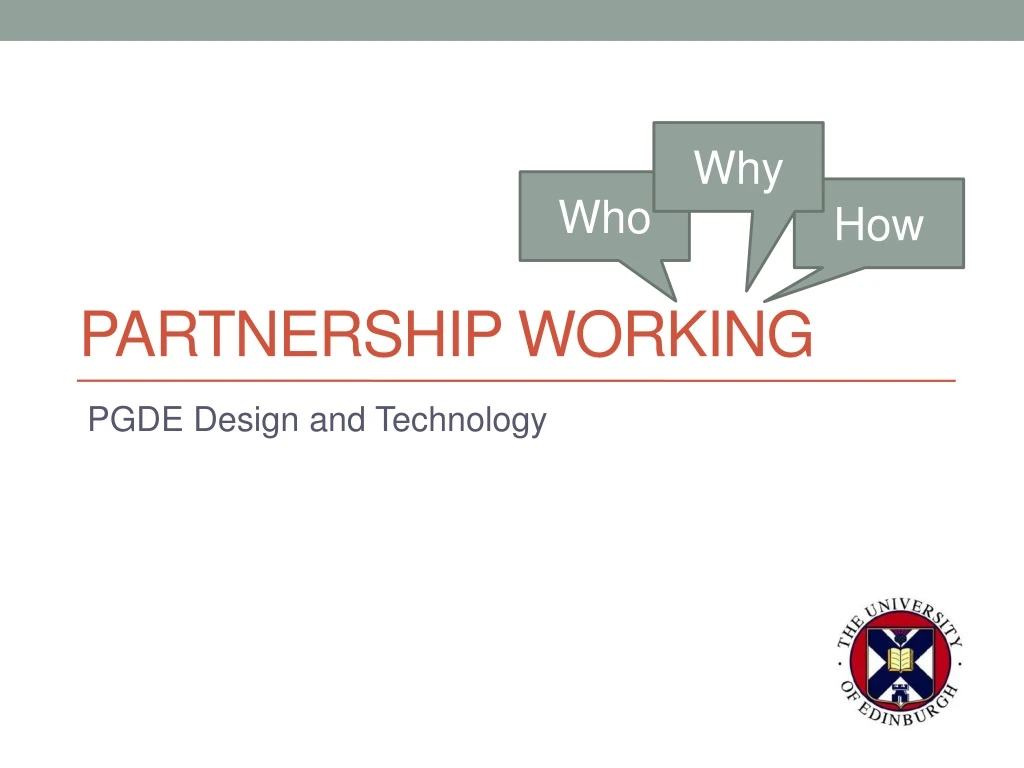 partnership working