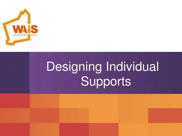 Designing Individual Supports
