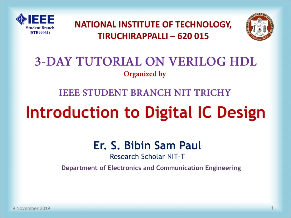 introduction to digital ic design