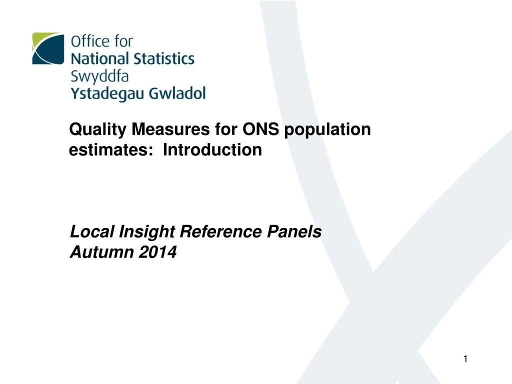 quality measures for ons population estimates