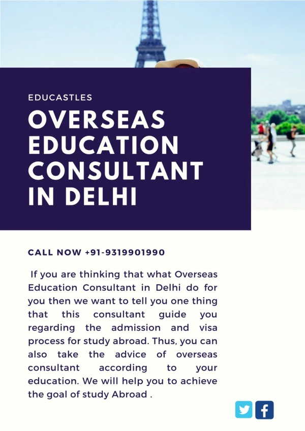 EduCastles - Best Overseas Education Consultant in Delhi