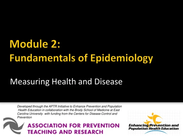 Module 2: Fundamentals of Epidemiology