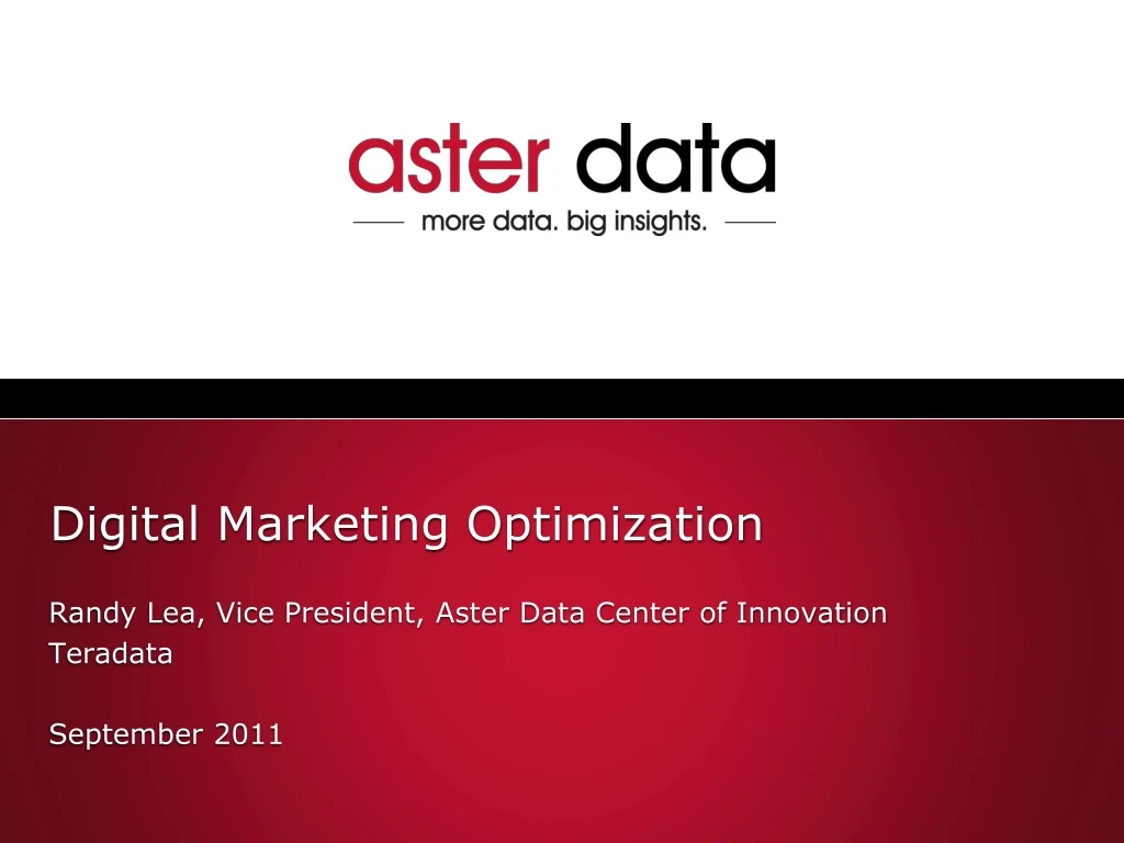 digital marketing optimization