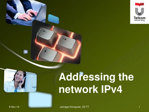 Addressing the network IPv4