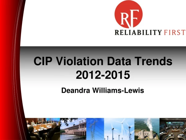 CIP Violation Data Trends 2012-2015
