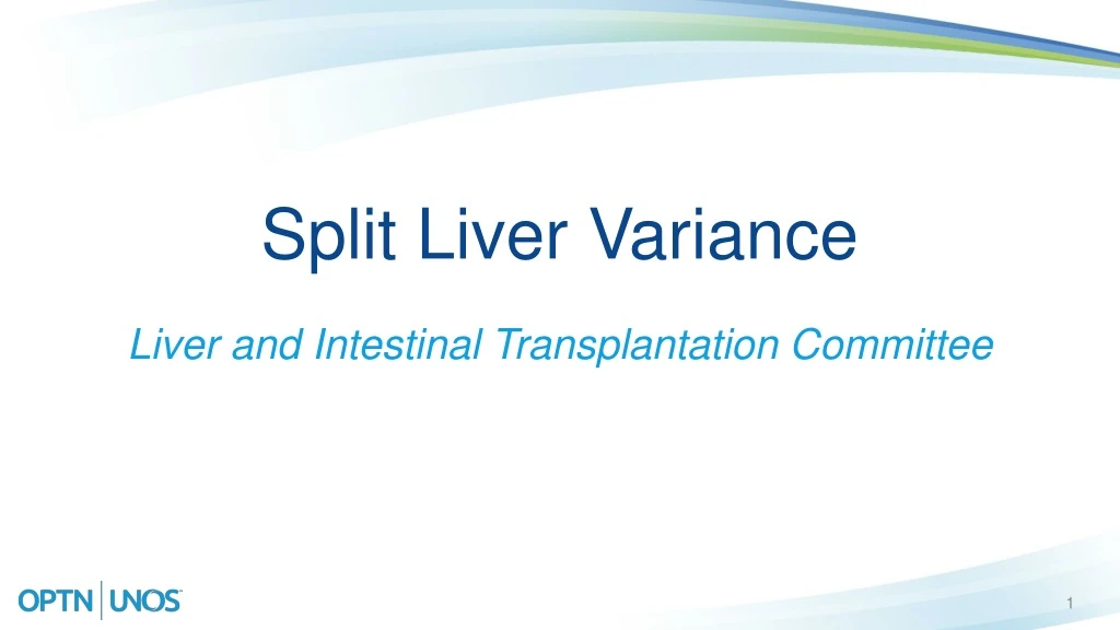 split liver variance