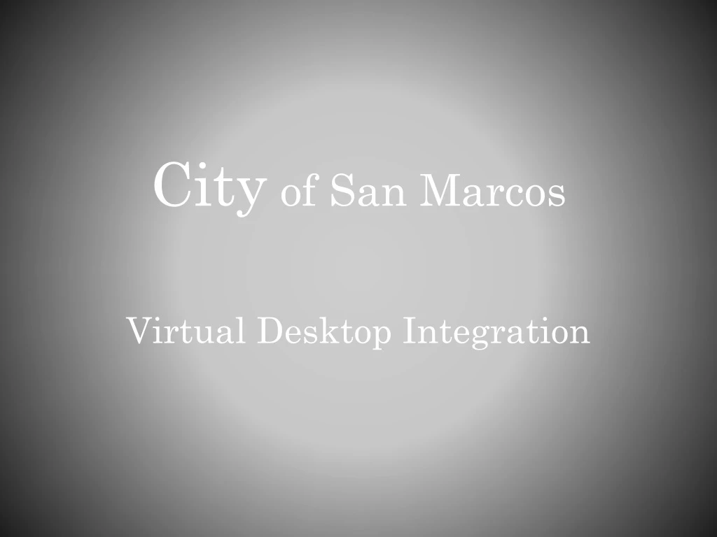 city of san marcos