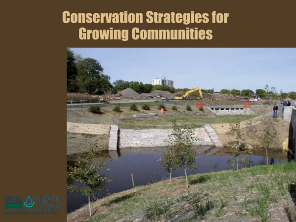 Conservation Strategies for Growing Communities