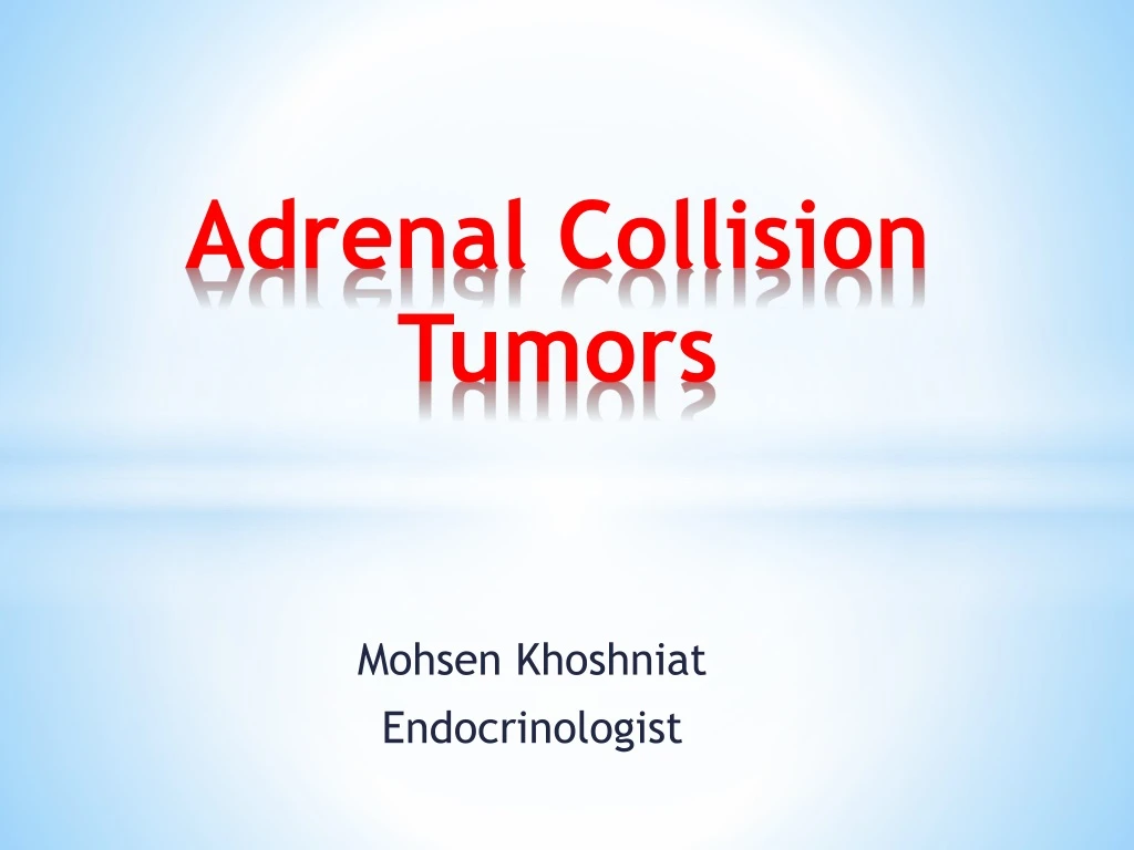 adrenal collision tumors
