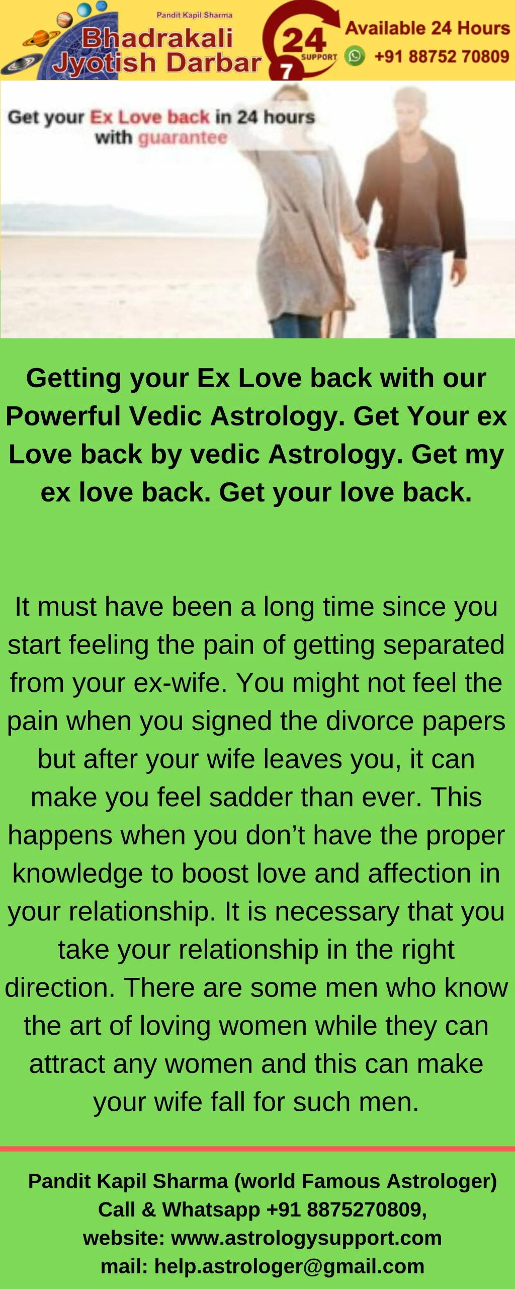 getting your ex love back with our powerful vedic