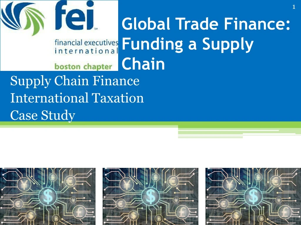 global trade finance funding a supply chain