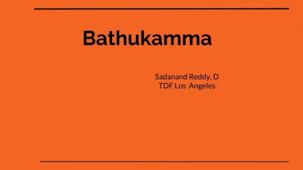 Bathukamma